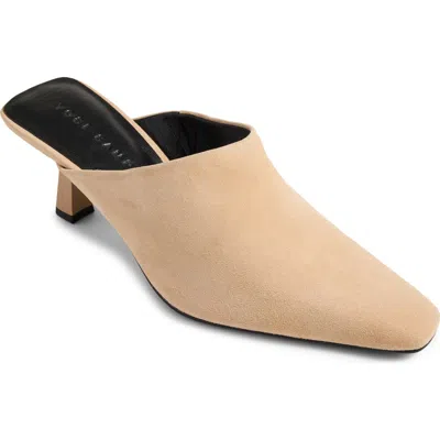 Yosi Samra Chelsea Heeled Mule In Beige