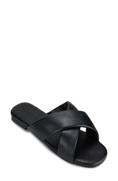 Yosi Samra Delancey Slide Sandal In Black