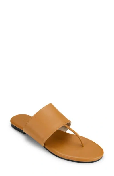 Yosi Samra Ella Flip Flop In Brown