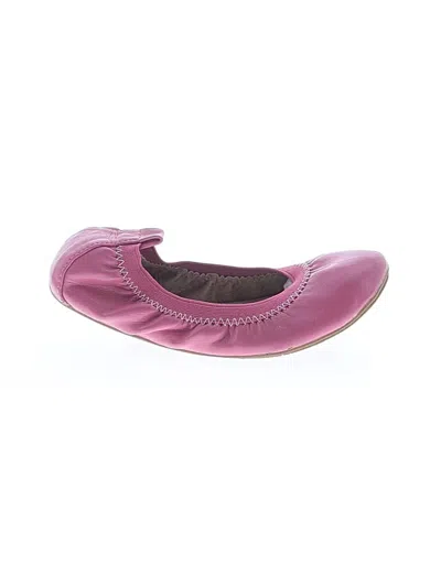 Pre-owned Yosi Samra Kids' Flats In Pink