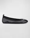 Yosi Samra Girl's Miss Samara Ballerina Flats, Toddler/kids In Black