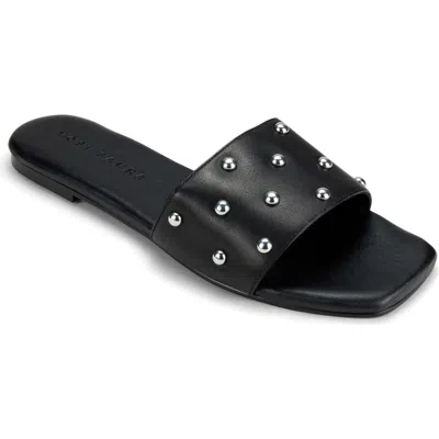 Yosi Samra Harley Studded Slide Sandal In Black