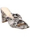 Yosi Samra Hazel Knotted Dress Sandal In Snake Print
