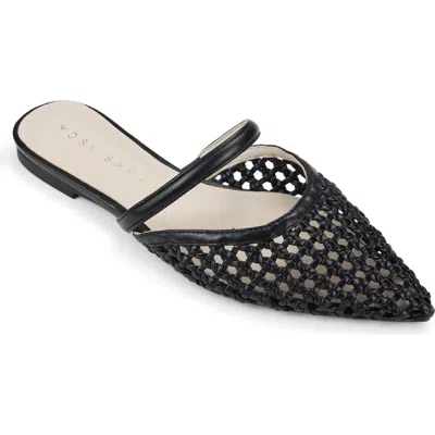 Yosi Samra Justine Pointed Toe Mule In Black