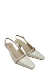 Yosi Samra Kate Slingback Pump In Bone