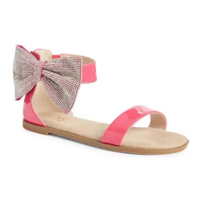 Yosi Samra Kids' Miss Cambelle Bow Ankle Strap Sandal In Pink