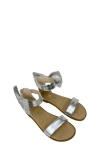 YOSI SAMRA KIDS' MISS CAMBELLE BOW ANKLE STRAP SANDAL