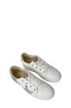 Yosi Samra Kids' Miss Harper Sneaker In Silver Glitter