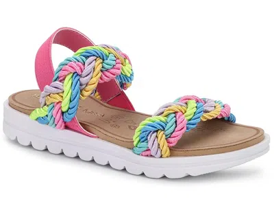 Yosi Samra Miss Bradie Rope (toddler/little Kid/big Kid) Girls Shoes Pink : 3 Little Kid M, Textile