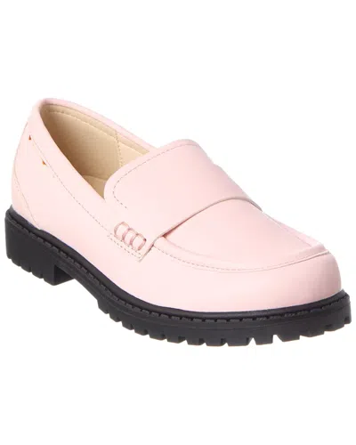 Yosi Samra Miss Lydia Leather Loafer In Pink