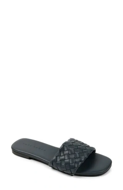 Yosi Samra Nathalie Slide Sandal In Green