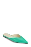 Yosi Samra Nera Pointed Toe Flat In Blue