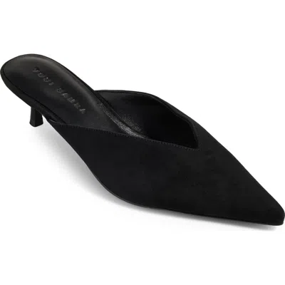 Yosi Samra Nolita Heeled Mule In Black