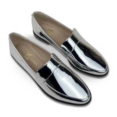 Yosi Samra Olivia Loafer In Silver