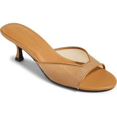 Yosi Samra Opal Mesh Open Toe Sandal In Brown