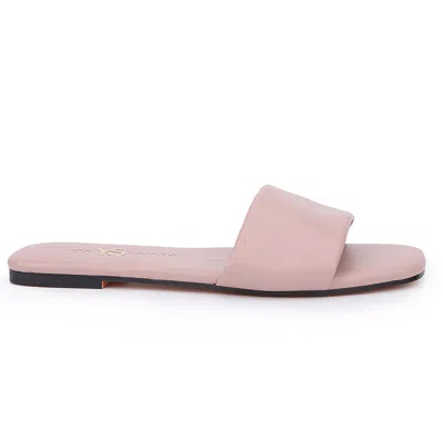 Yosi Samra Renee Slide In Blush In Gold