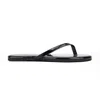 Yosi Samra Rivington Flip Flop In Black Patent In Multi