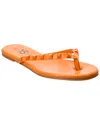 Yosi Samra Rivington Flip Flop In Orange