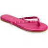 Yosi Samra Rivington Stud Flip Flop In Pink