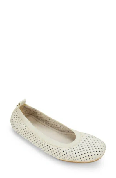 Yosi Samra Samantha Foldable Ballet Flat In Animal Print