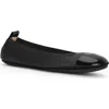 Yosi Samra Samantha Foldable Ballet Flat In Black/black