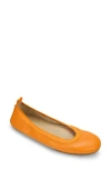Yosi Samra Samantha Foldable Ballet Flat In Gold