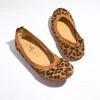 Yosi Samra Samara Foldable Ballet Flat In Leopard Calf Hair In Multi