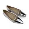 Yosi Samra Victoria Flat In Silver In Silver