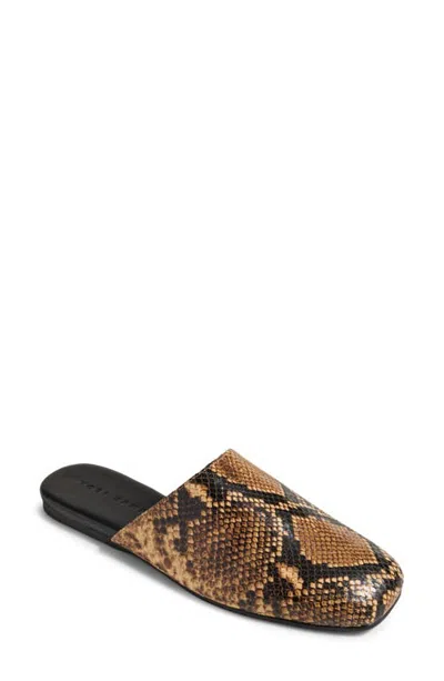 Yosi Samra Waverly Mule In Chocolate Leather