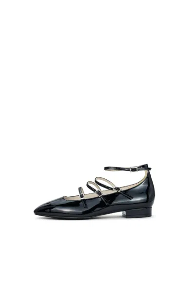 Yosi Samra Women's Aurora Patent Leather Ballet Shoes In Black