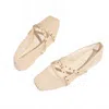 Yosi Samra Women's Chloe Ballet Flat In Nude Mesh In Multi