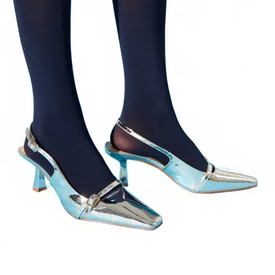 Yosi Samra Women's Kate Slingback Pumps In Silver