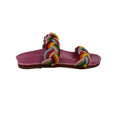 Yosi Samra Women's Michelle Multi Rope Shoe In Pink