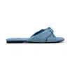 Yosi Samra Women's Naya Knotted Sandal In Denim In Multi