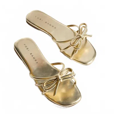 Yosi Samra Women's Nicole Sandal In Gold