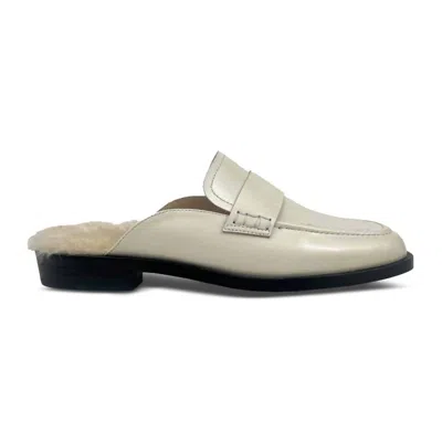 Yosi Samra Women's Odessa Loafer Mule In Bone In Beige