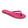 Yosi Samra Rivington Stud Flip Flop In Pink