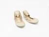Yosi Samra Women's Samara Foldable Ballet Flat Shoes In Blush In Gold