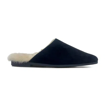 Yosi Samra Women's Zoe Slipper Mule In Black