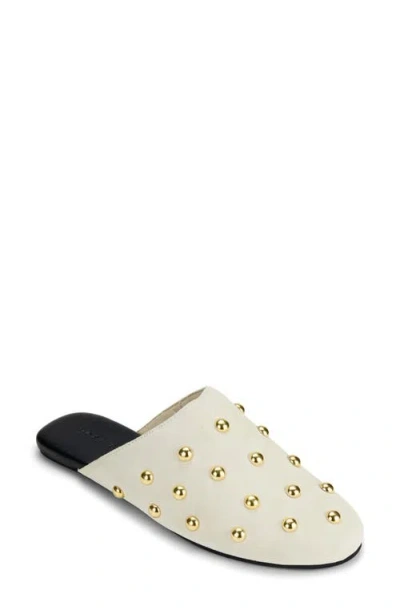 Yosi Samra Zoe Studded Mule In White