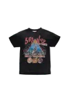 Yossi Corp. Enter The Void Graphic Vintage Tee In Black