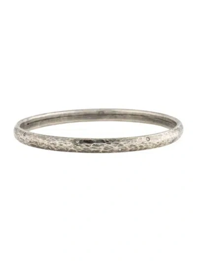 Pre-owned Yossi Harari Mica Diamond Bangle Bracelet, 7.75" In Multi