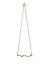 Yoté Jewelry Women's Gold Diamondback Necklace Gp In Gold