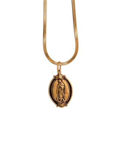 Yoté Jewelry Women's Gold Guadalupe Pendant Gp