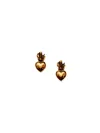 Yoté Jewelry Women's Gold Heartfire Studs Gp In Gold