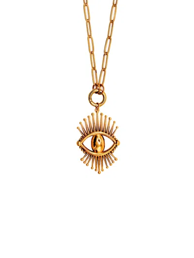 Yoté Jewelry Women's Gold Ojo Pendant Gp