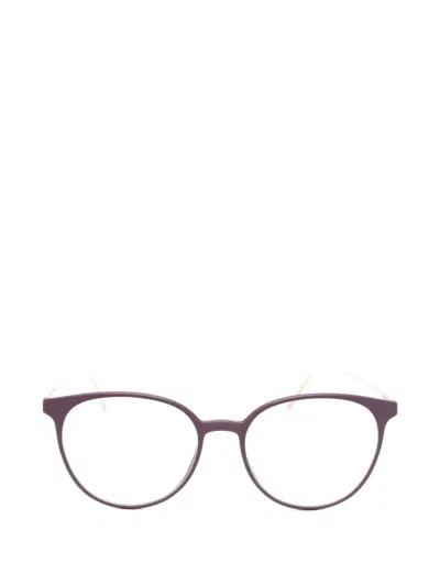 You Mawo Caral Round-frame Glasses In Purple