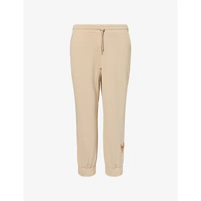 You Mens Barley Magna Cotton-blend Jogging Bottoms In Brown