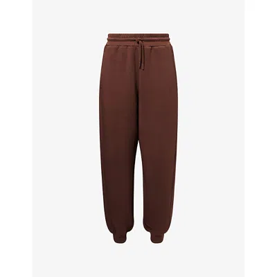 You Womens Clay Uppingham Relaxed-fit Modal-blend Jogging Bottoms In Brown