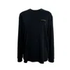 Youmsara Women's Eclipse Long-sleeve Tee – Black Crewneck